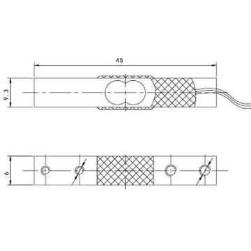 Aluminum Single Point Load Cell Sensor